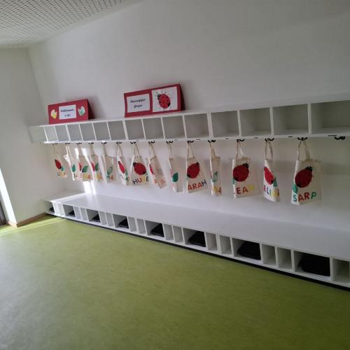 Garderobe Marienkäfer-Gruppe