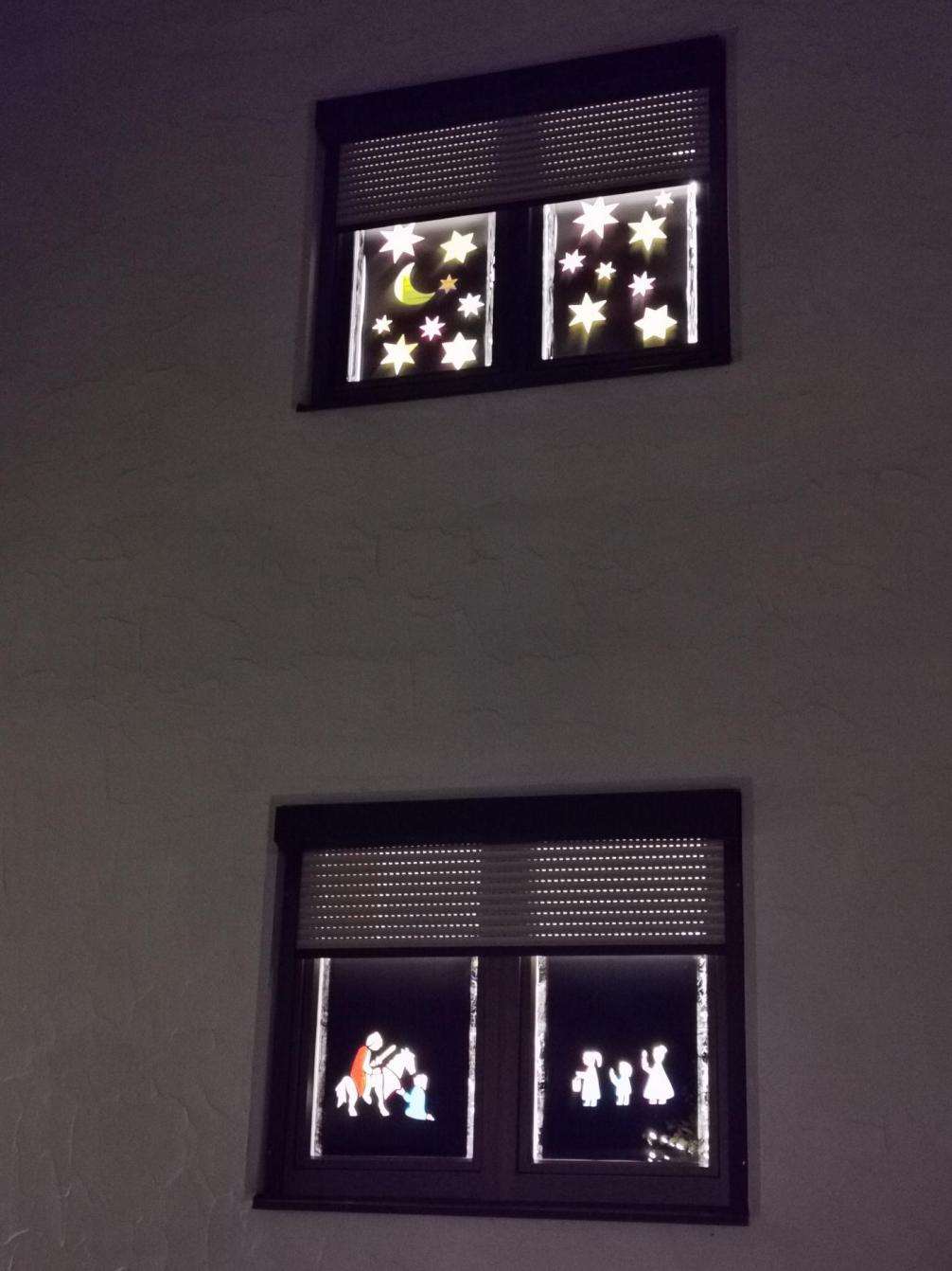 beleuchtete Fenster