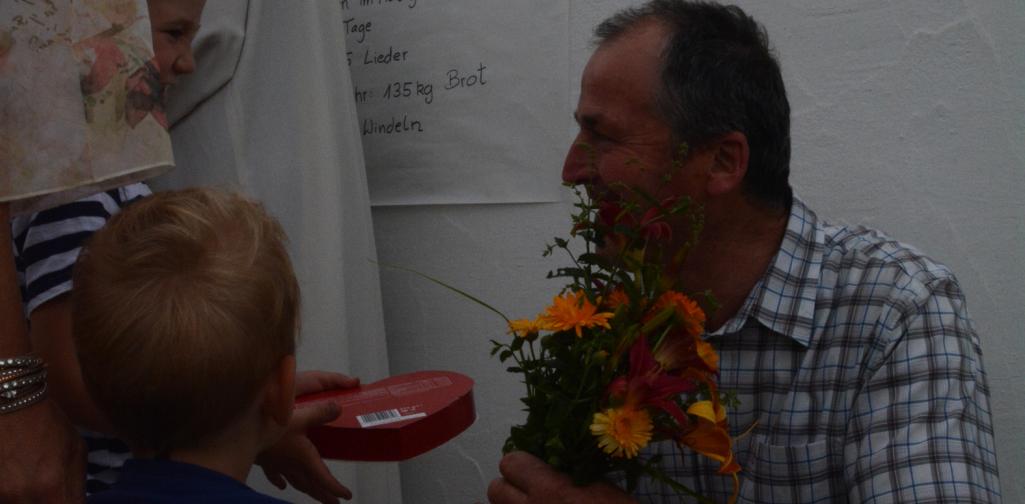 Geschenk an Bürgermeister